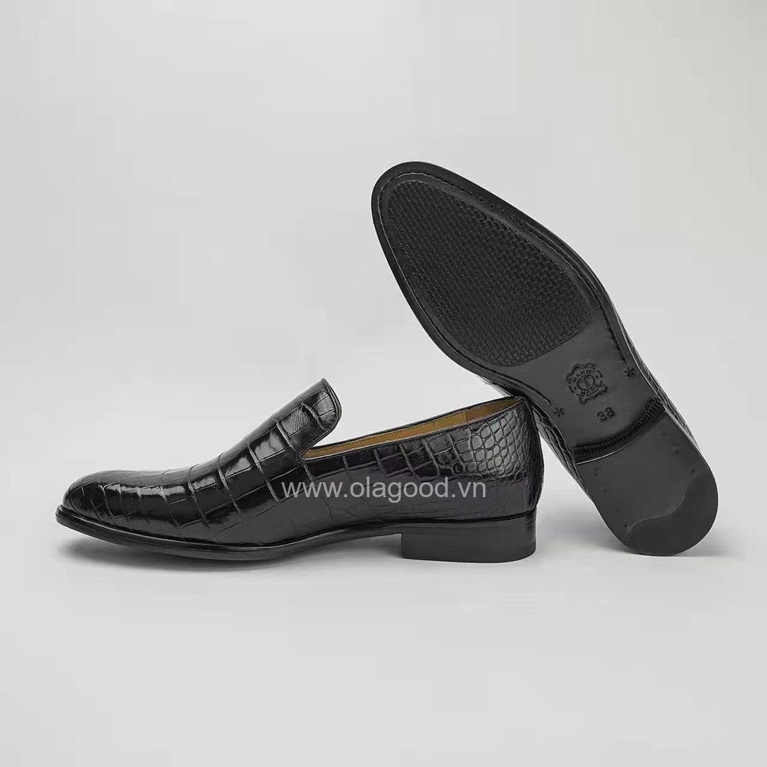 Giày lười nam da cá sấu - GL0120S - Hình ảnh 9