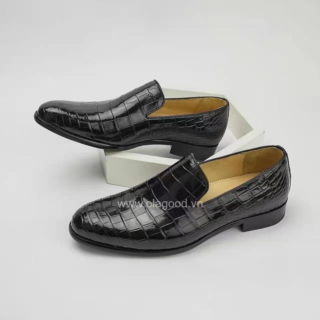 Giày lười nam da cá sấu - GL0120S - Hình ảnh 2