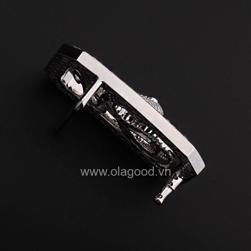 Khóa dây lưng bạc ý 925 tuổi rồng - KB0158 - Hình ảnh 5