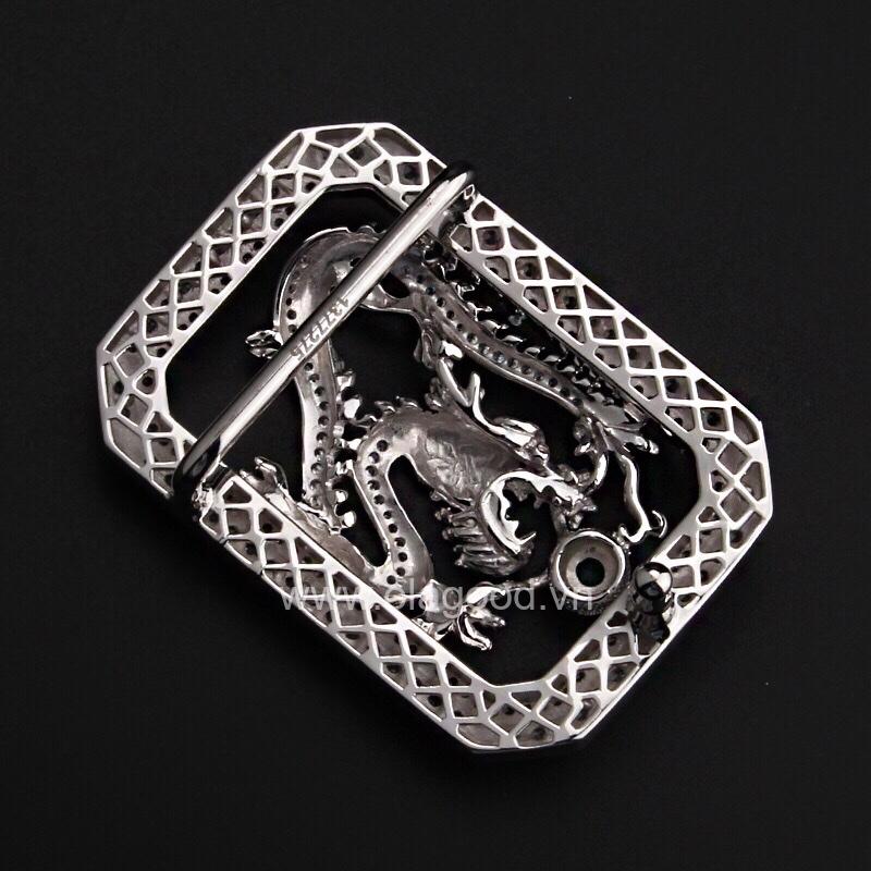 Khóa dây lưng bạc ý 925 tuổi rồng - KB0158 - Hình ảnh 6