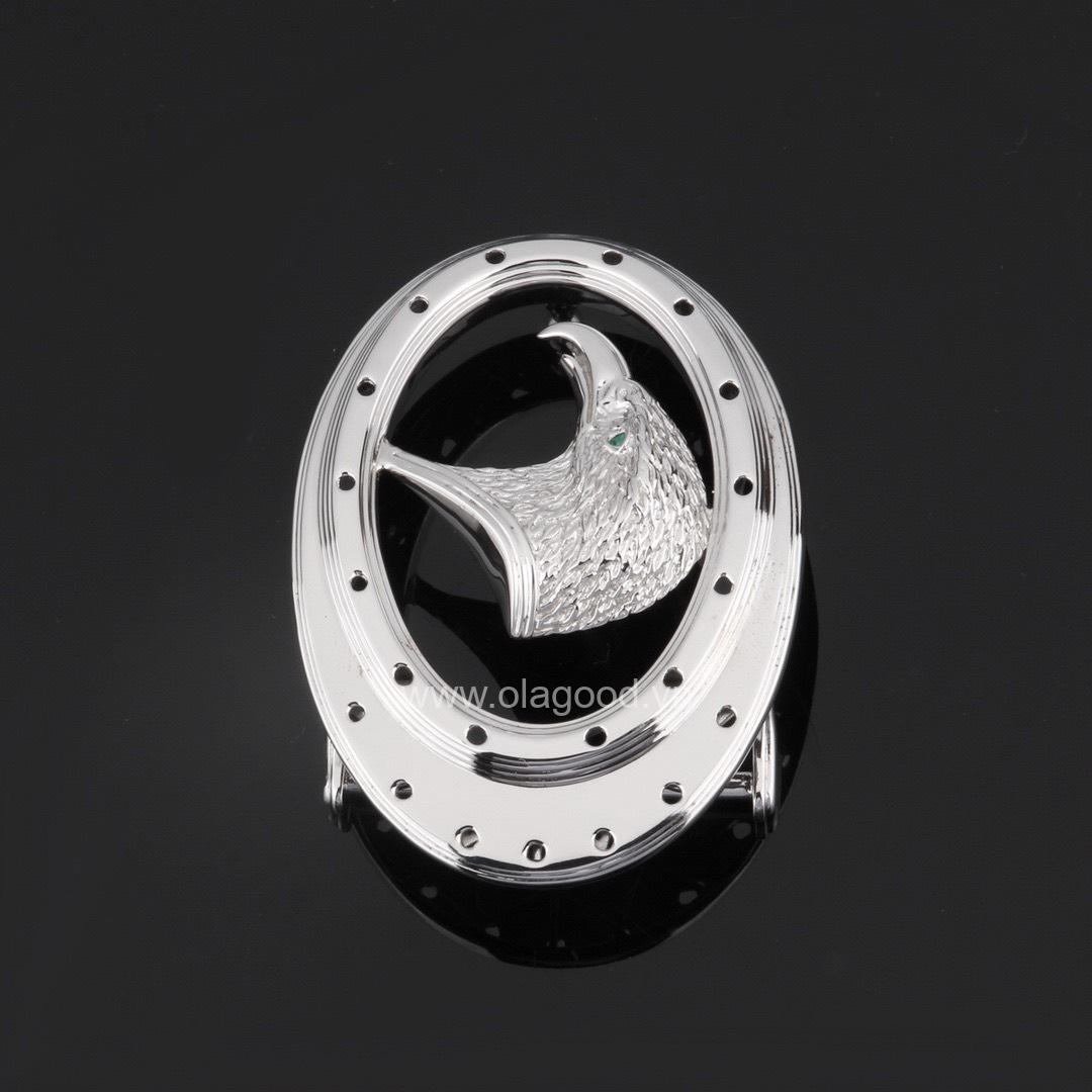 Khóa dây lưng bạc ý 925 hình trứng - KB0148 - Hình ảnh 3