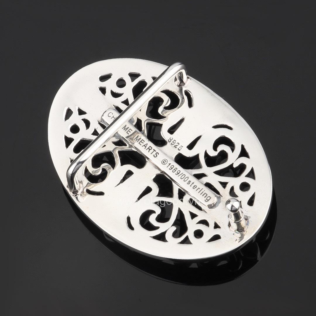 Khóa dây lưng hình trứng Cross Crostar bạc ý 925 nguyên chất - KB015 - Hình ảnh 5