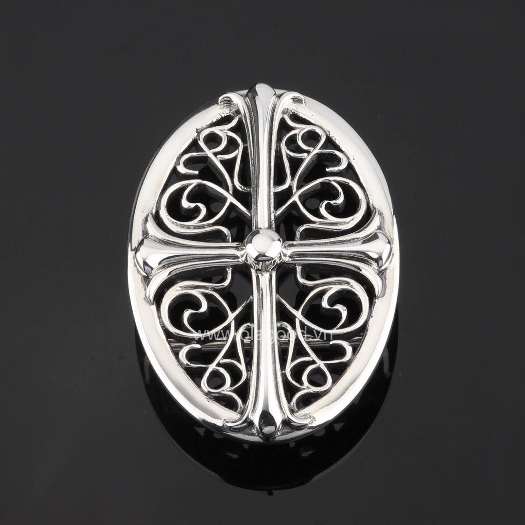 Khóa dây lưng hình trứng Cross Crostar bạc ý 925 nguyên chất - KB015 - Hình ảnh 6