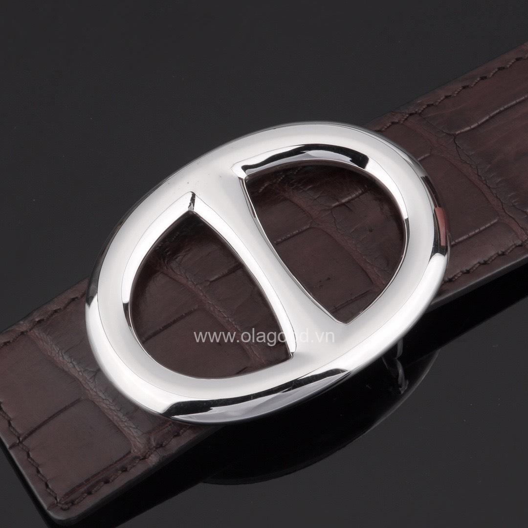 Khóa thắt lưng bạc ý 925 - KB0134