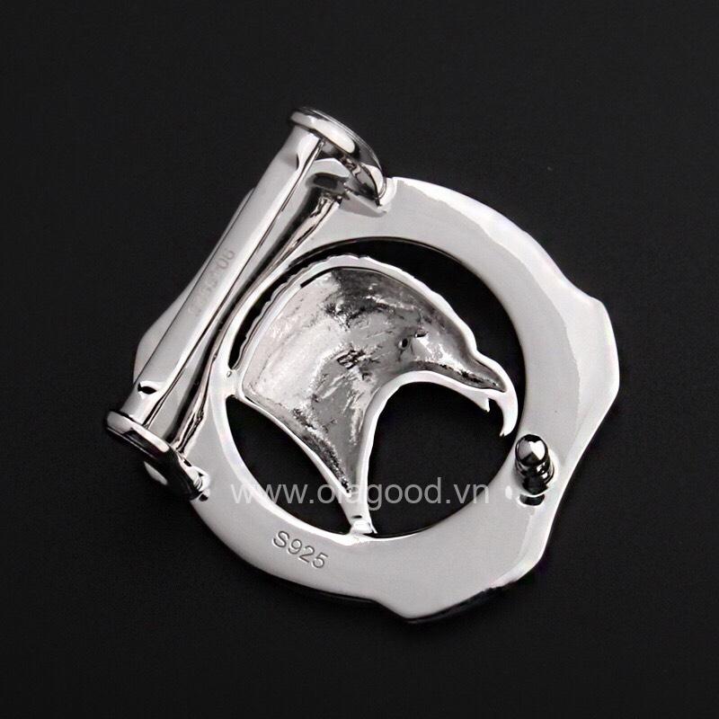 Mặt dây lưng Eagle bạc ý 925 - KB0119 - Hình ảnh 4