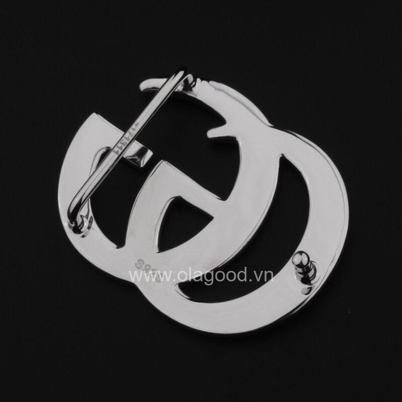 Mặt khóa dây lưng Gucci bạc ý 925 - KB0127 - Hình ảnh 3