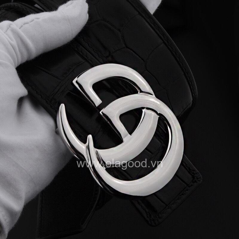 Mặt khóa dây lưng Gucci bạc ý 925 - KB0127 - Hình ảnh 5