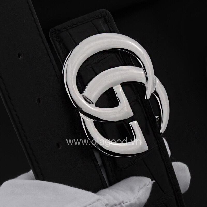 Mặt khóa dây lưng Gucci bạc ý 925 - KB0127 - Hình ảnh 6