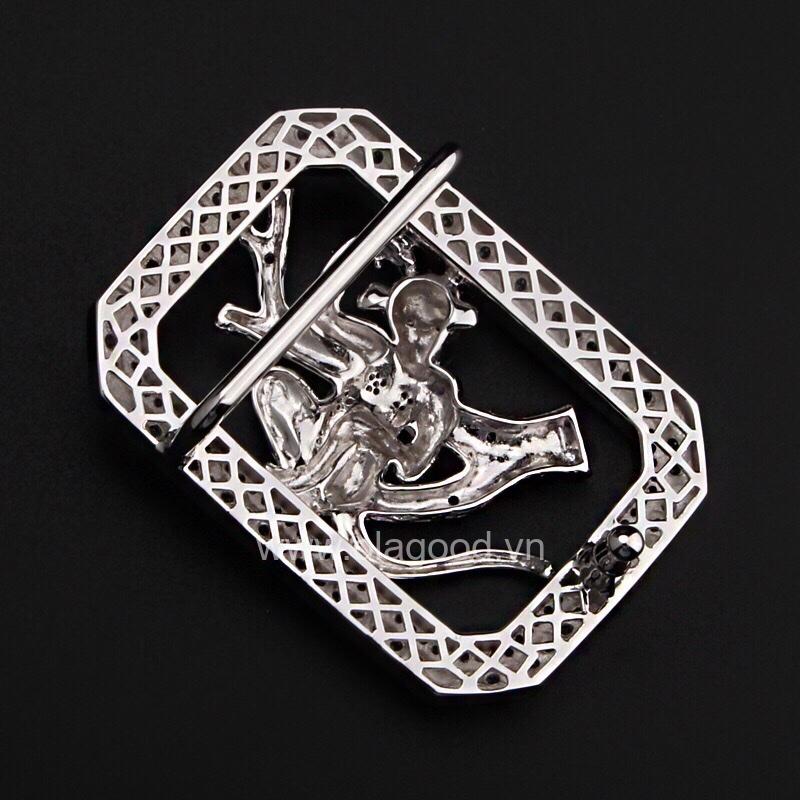 Mặt khóa dây lưng tuổi thân bạc ý 925 - Kb0157 - Hình ảnh 6