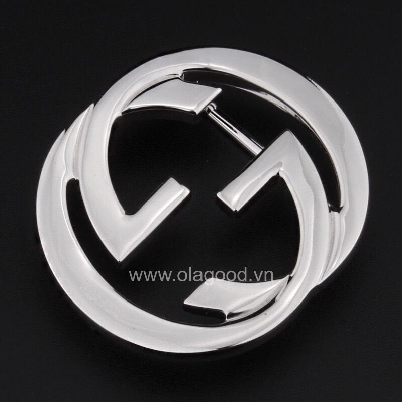 Mặt khóa thắt lưng Gucci bạc ý 925 - KB0126 - Hình ảnh 3