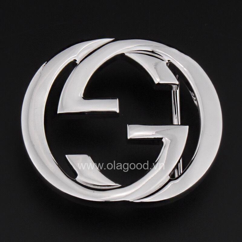 Mặt khóa thắt lưng Gucci bạc ý 925 - KB0126 - Hình ảnh 4