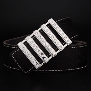 Mặt khóa thắt lưng bạc ý 925 - KB0130