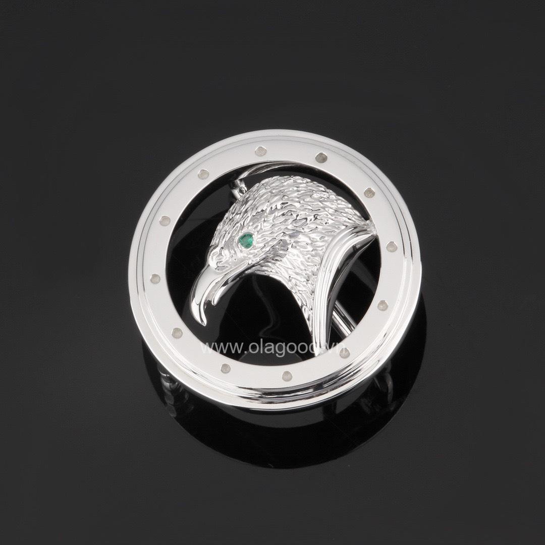 Mặt thắt lưng hình chim đại bàng bạc ý 925 - KB0150 - Hình ảnh 2