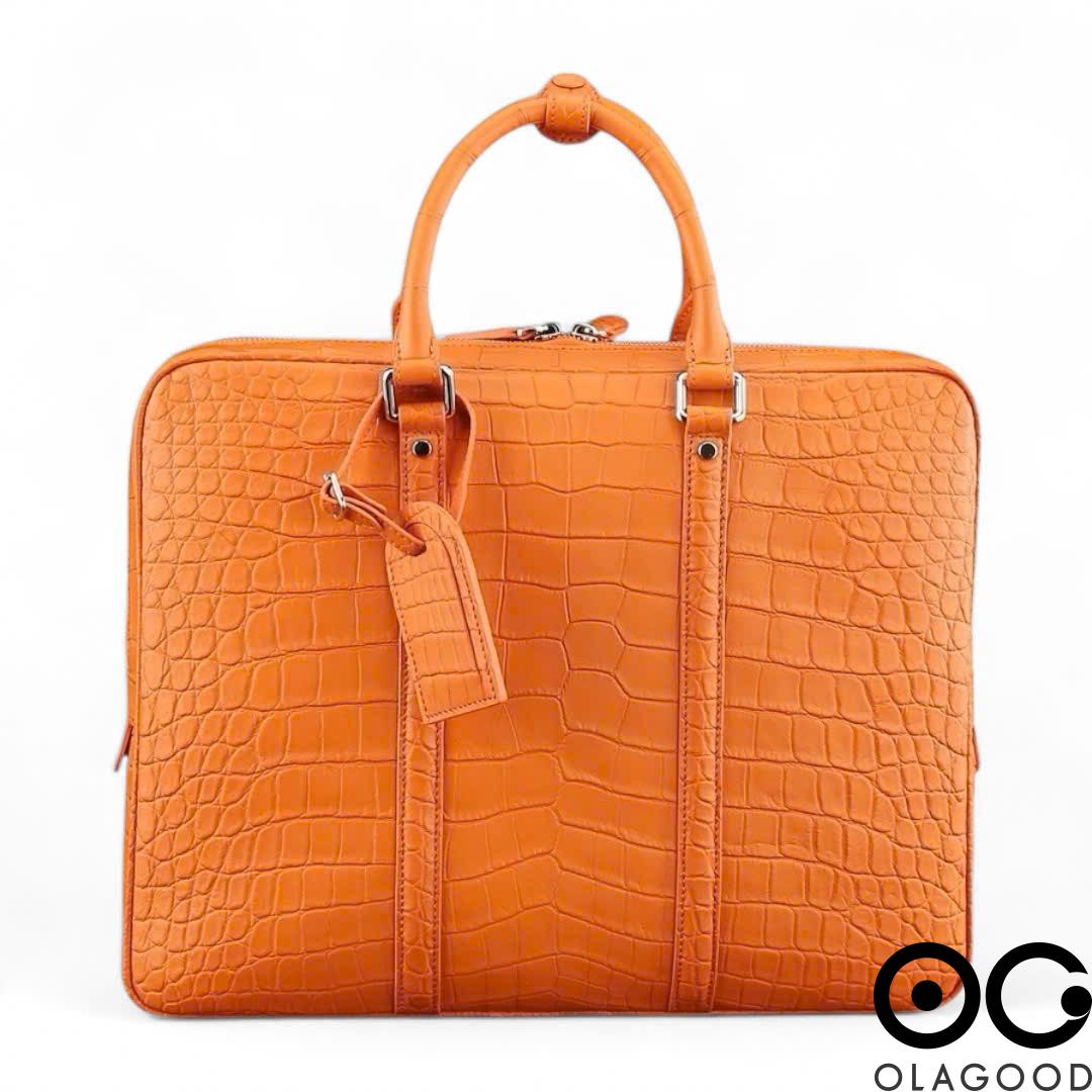 Cặp laptop nam da cá sấu cao cấp - CLT0112S