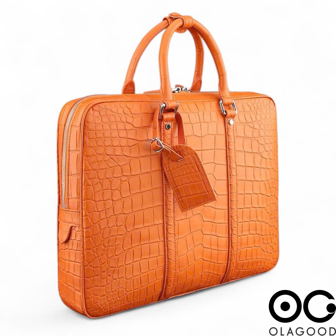 Cặp laptop nam da cá sấu cao cấp - CLT0112S - Hình ảnh 3