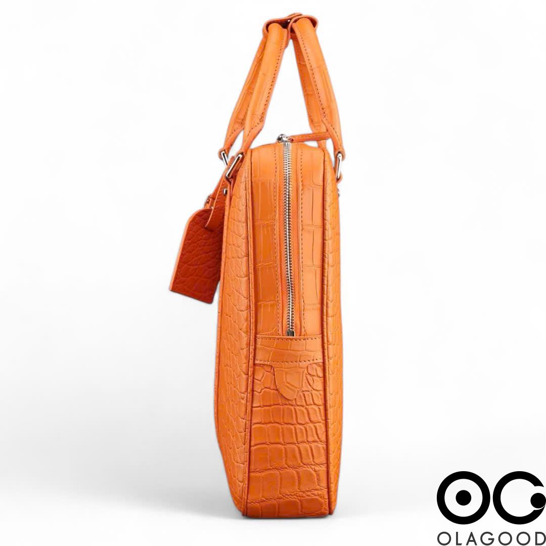 Cặp laptop nam da cá sấu cao cấp - CLT0112S - Hình ảnh 8