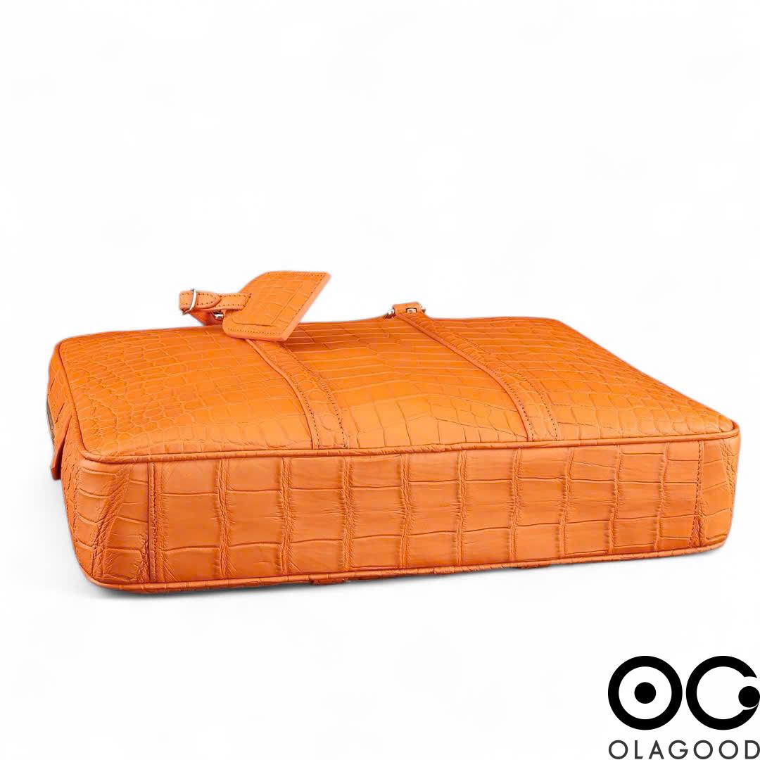 Cặp laptop nam da cá sấu cao cấp - CLT0112S - Hình ảnh 9