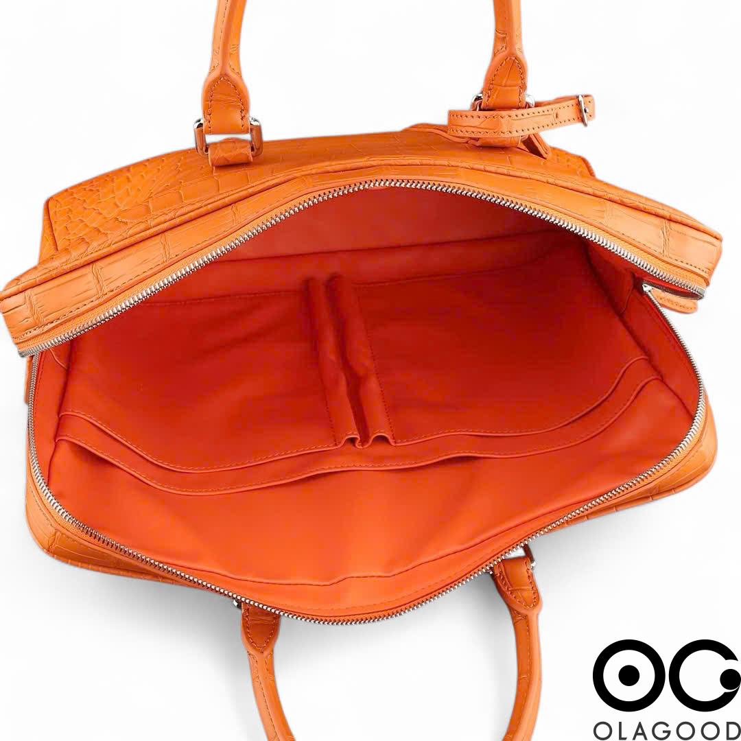 Cặp laptop nam da cá sấu cao cấp - CLT0112S - Hình ảnh 10