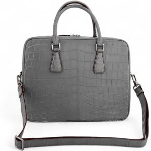 Túi xách laptop công sở da cá sấu nile - CLT0136S