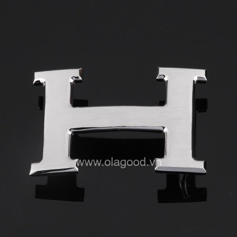 Khóa dây lưng chữ H bạc ý 925 - KB0140 - Hình ảnh 2