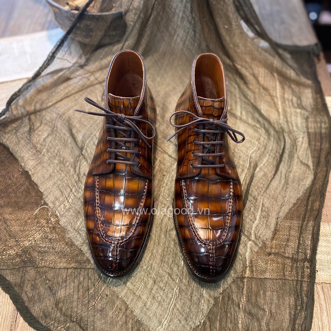 Boots nam da cá sấu cao cấp - GB0110S - Hình ảnh 6