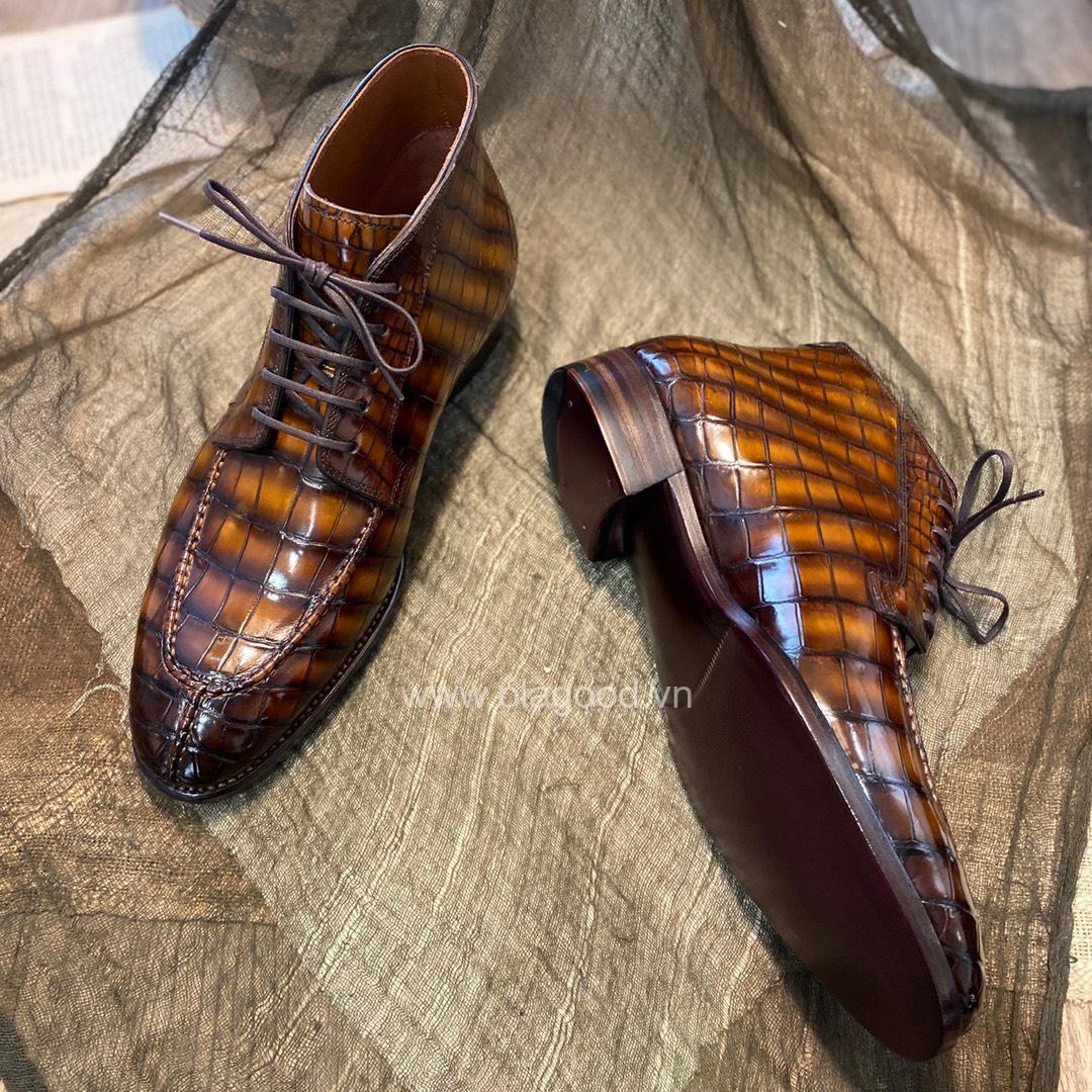 Boots nam da cá sấu cao cấp - GB0110S - Hình ảnh 8
