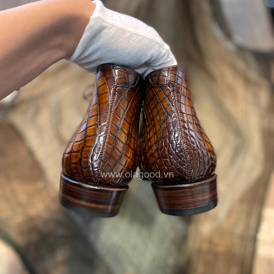 Boots nam da cá sấu cao cấp - GB0110S - Hình ảnh 9