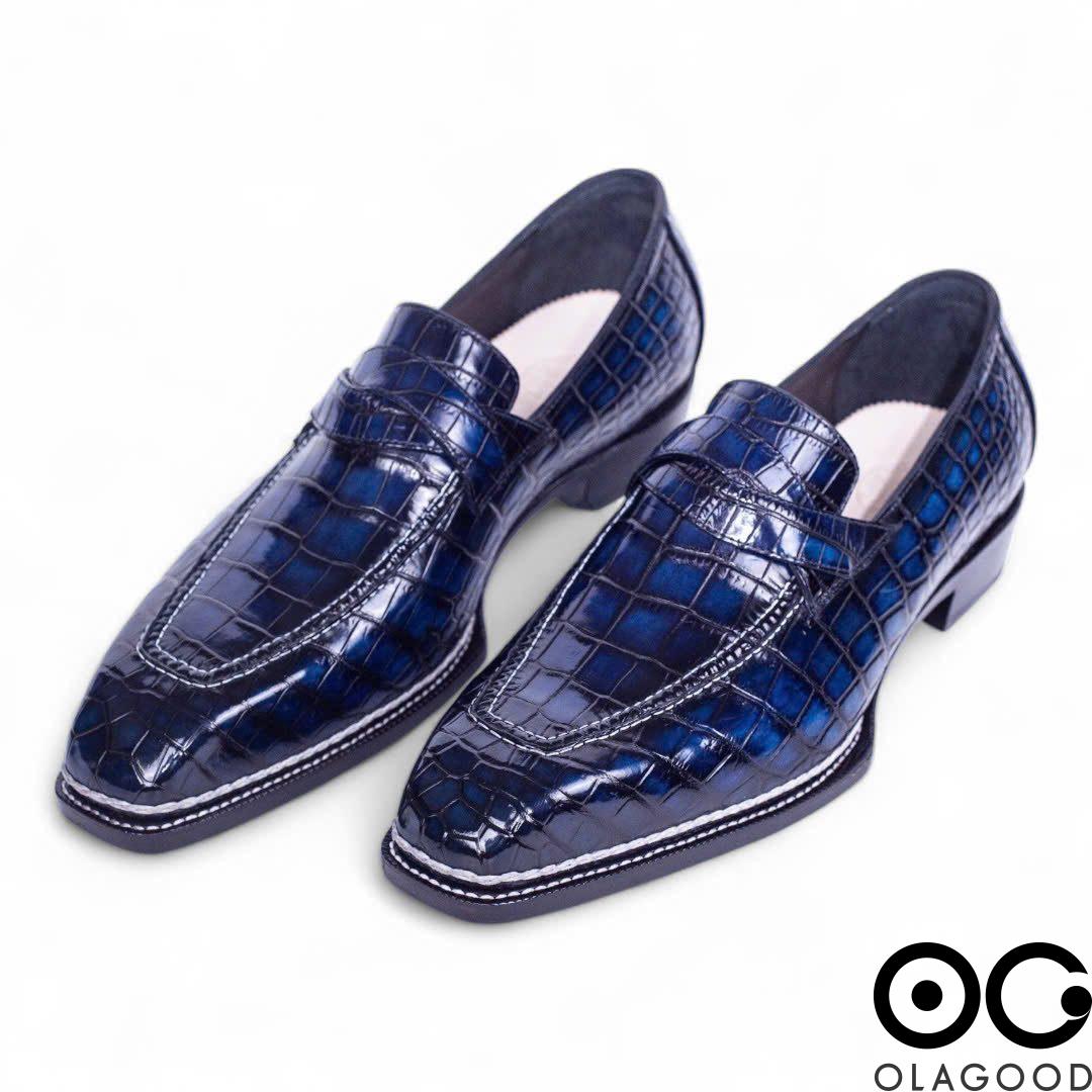 Giày da cá sấu Nile – Norwegian handmade - GNG0122S