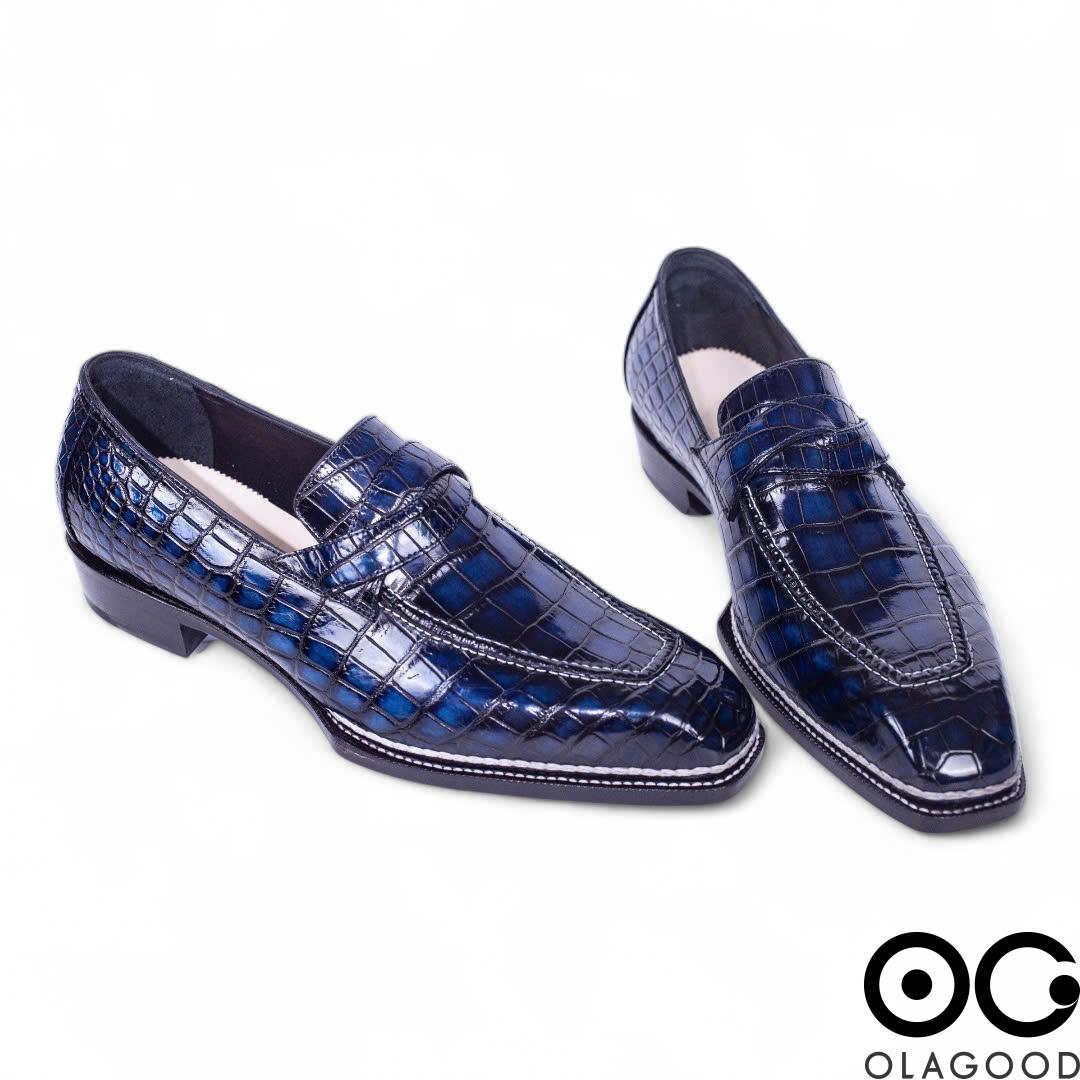 Giày da cá sấu Nile – Norwegian handmade - GNG0122S - Hình ảnh 7