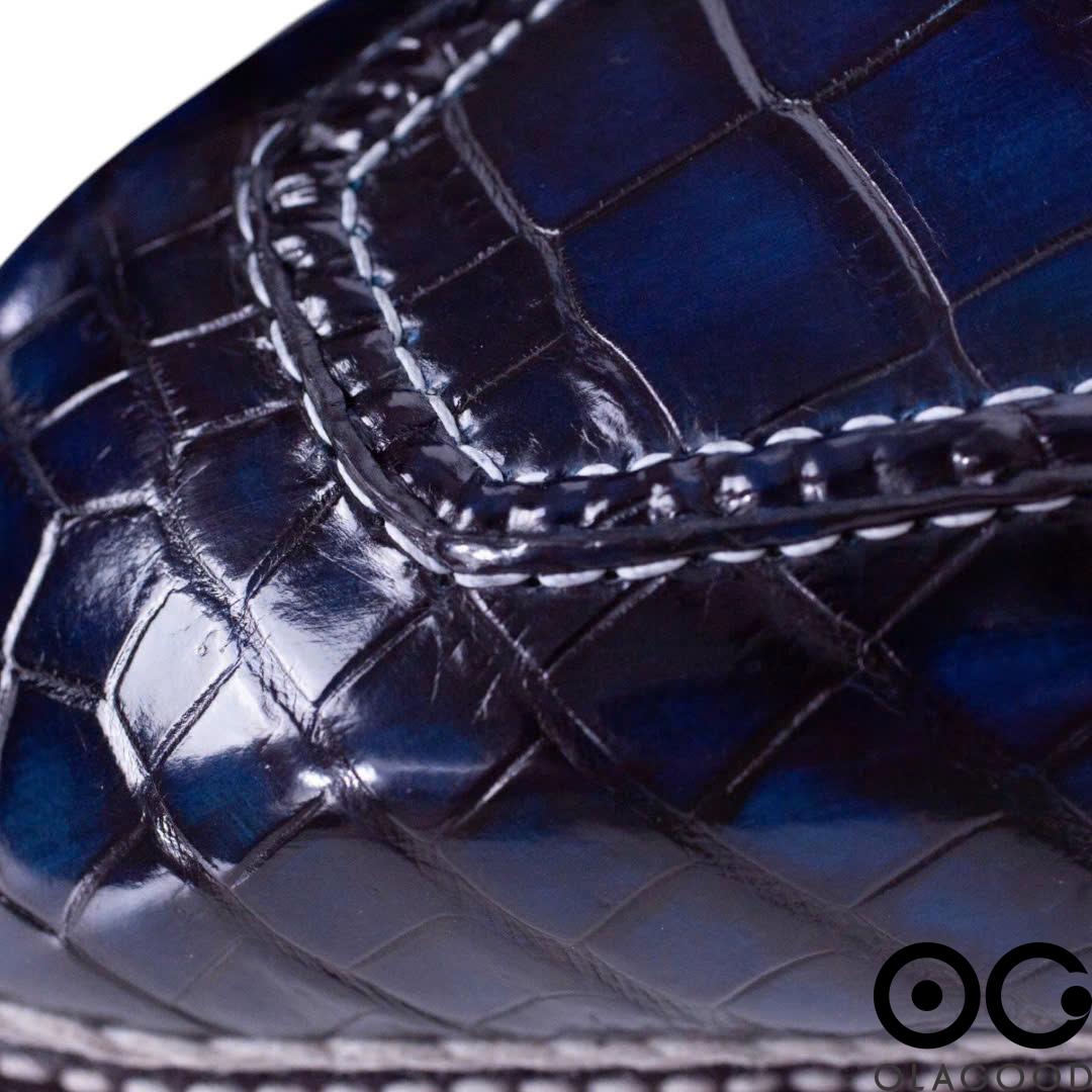 Giày da cá sấu Nile – Norwegian handmade - GNG0122S - Hình ảnh 15