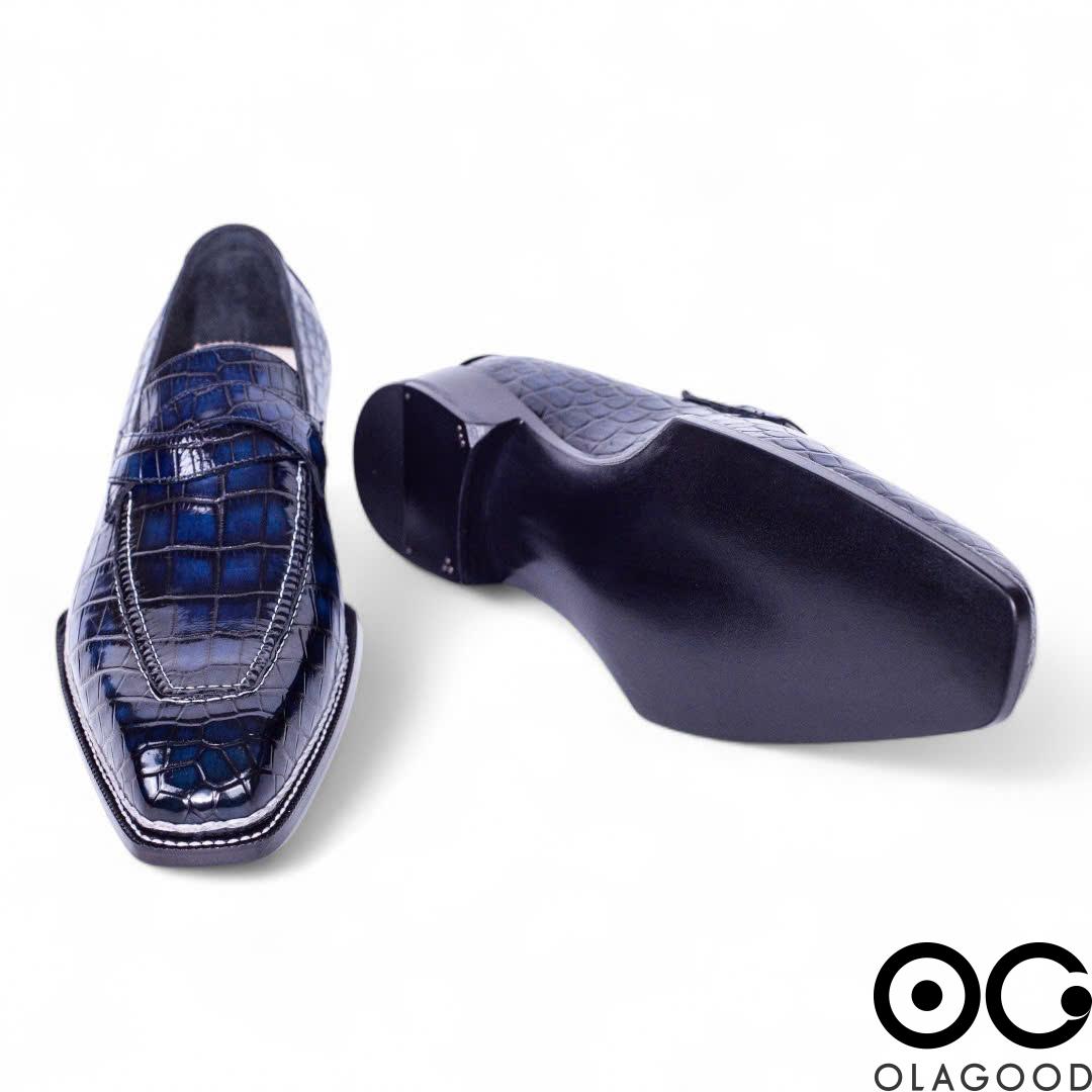 Giày da cá sấu Nile – Norwegian handmade - GNG0122S - Hình ảnh 10