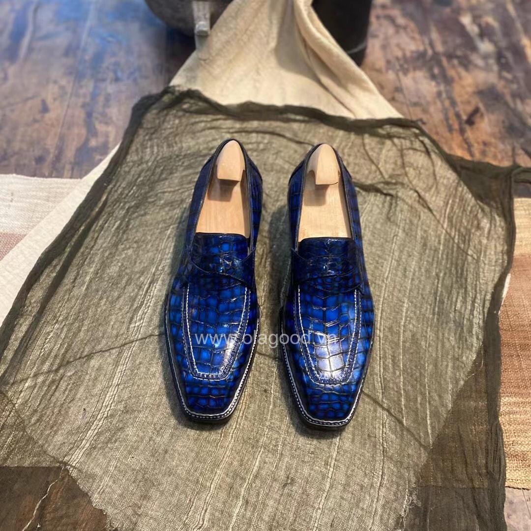 Giày da cá sấu Nile – Norwegian handmade - GNG0122S - Hình ảnh 19