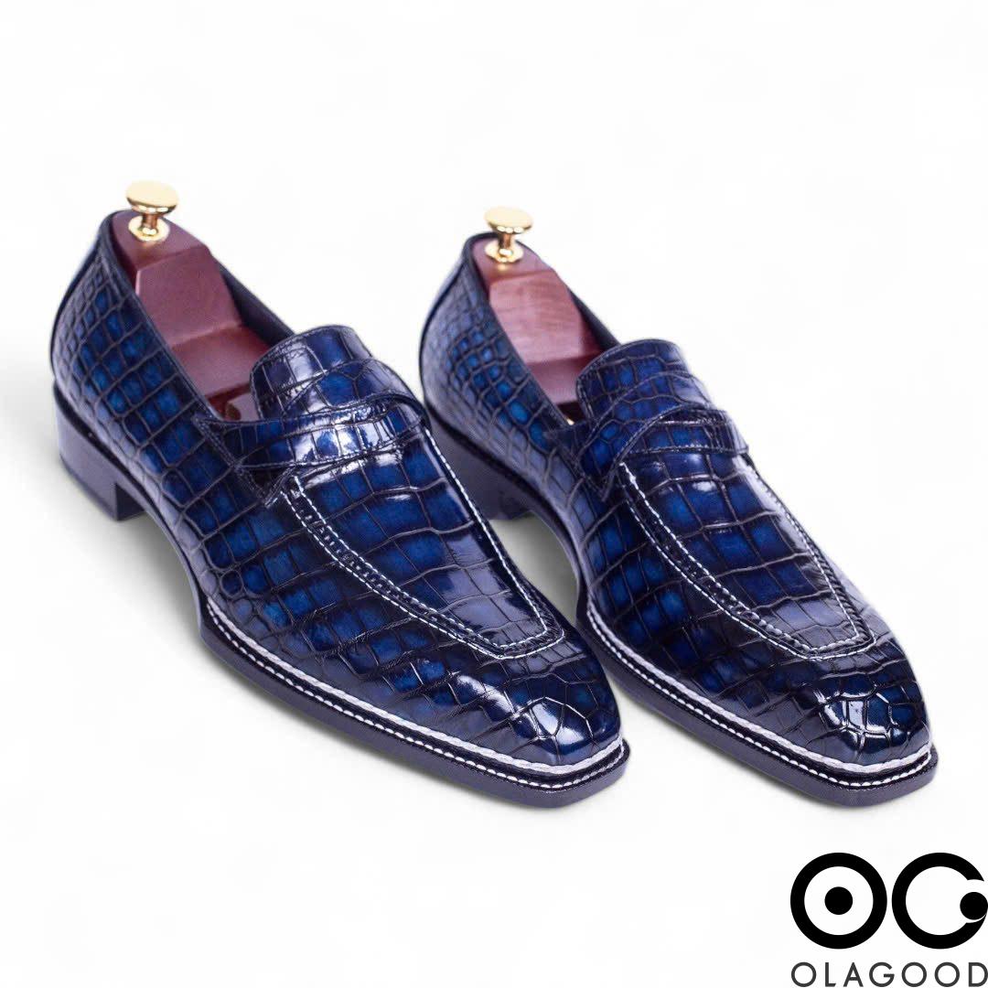 Giày da cá sấu Nile – Norwegian handmade - GNG0122S - Hình ảnh 4