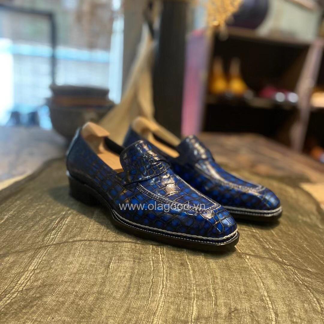Giày da cá sấu Nile – Norwegian handmade - GNG0122S - Hình ảnh 20
