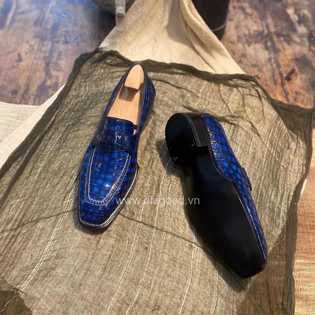 Giày da cá sấu Nile – Norwegian handmade - GNG0122S - Hình ảnh 21