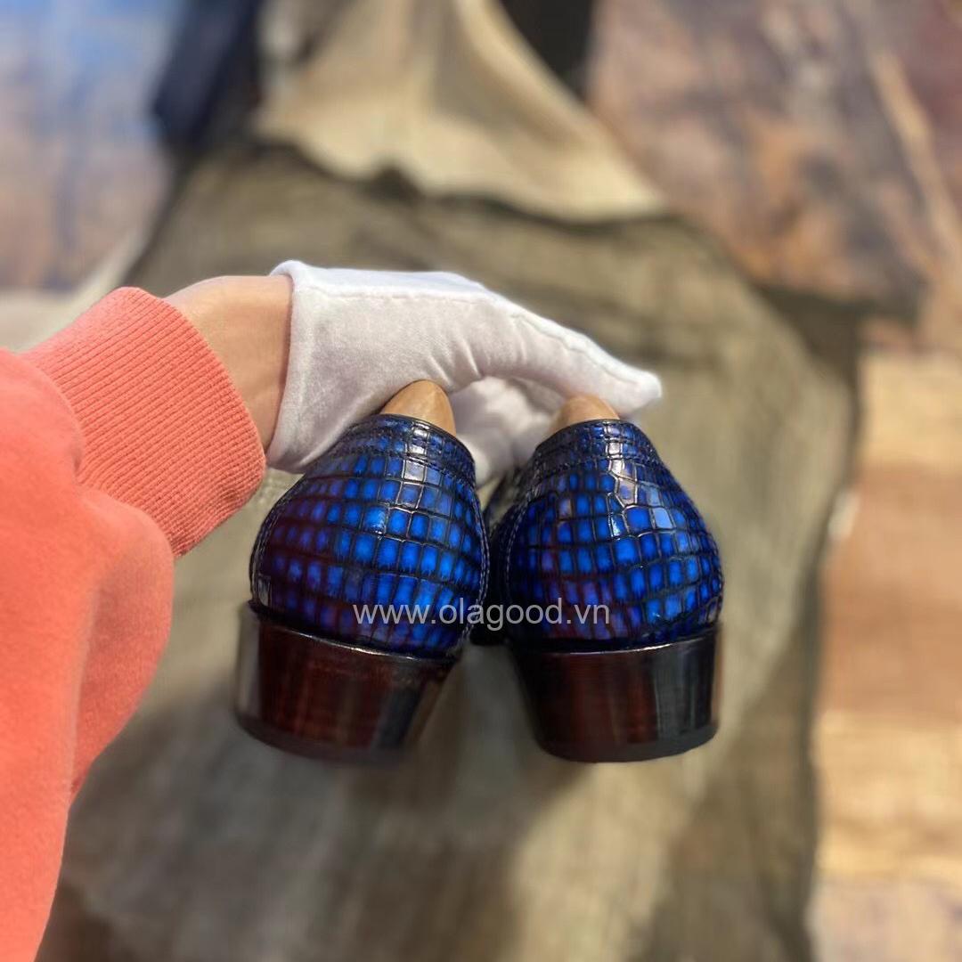 Giày da cá sấu Nile – Norwegian handmade - GNG0122S - Hình ảnh 23