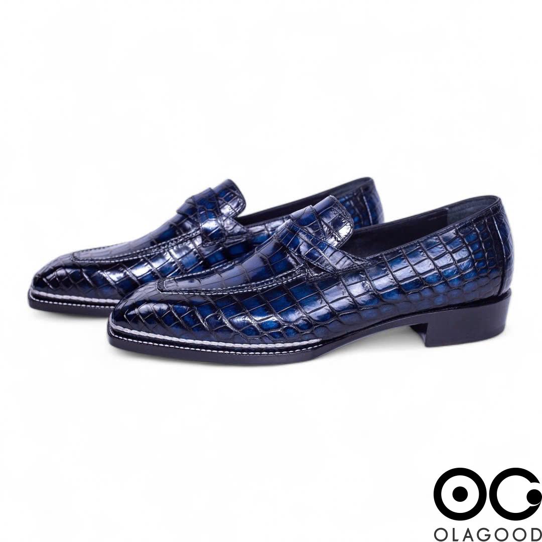 Giày da cá sấu Nile – Norwegian handmade - GNG0122S - Hình ảnh 6
