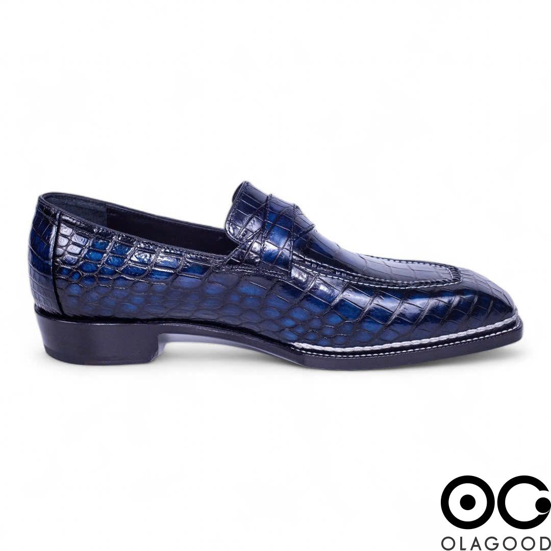 Giày da cá sấu Nile – Norwegian handmade - GNG0122S - Hình ảnh 12