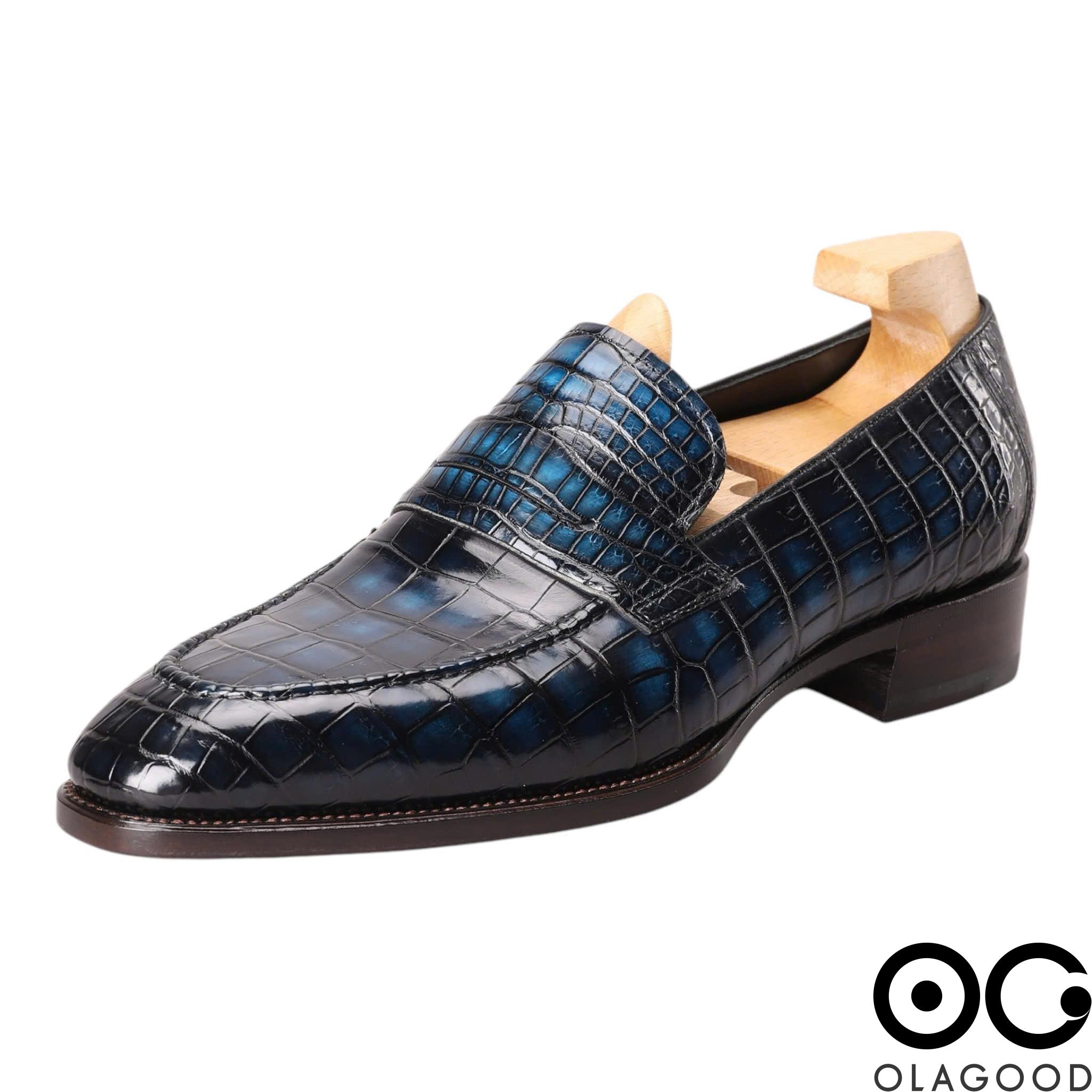 Giày da cá sấu – Goodyear handmade - GGP0125S