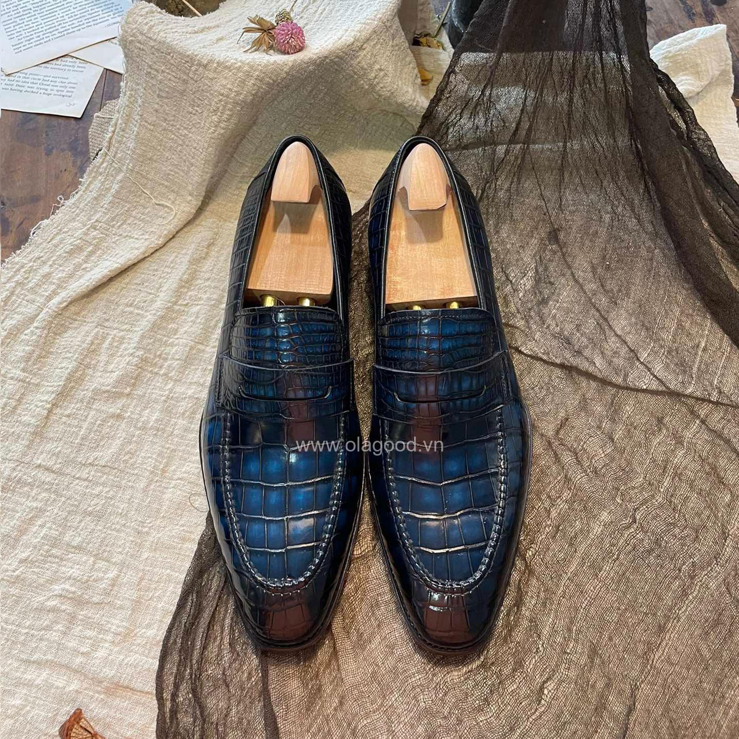 Giày da cá sấu – Goodyear handmade - GGP0125S - Hình ảnh 8