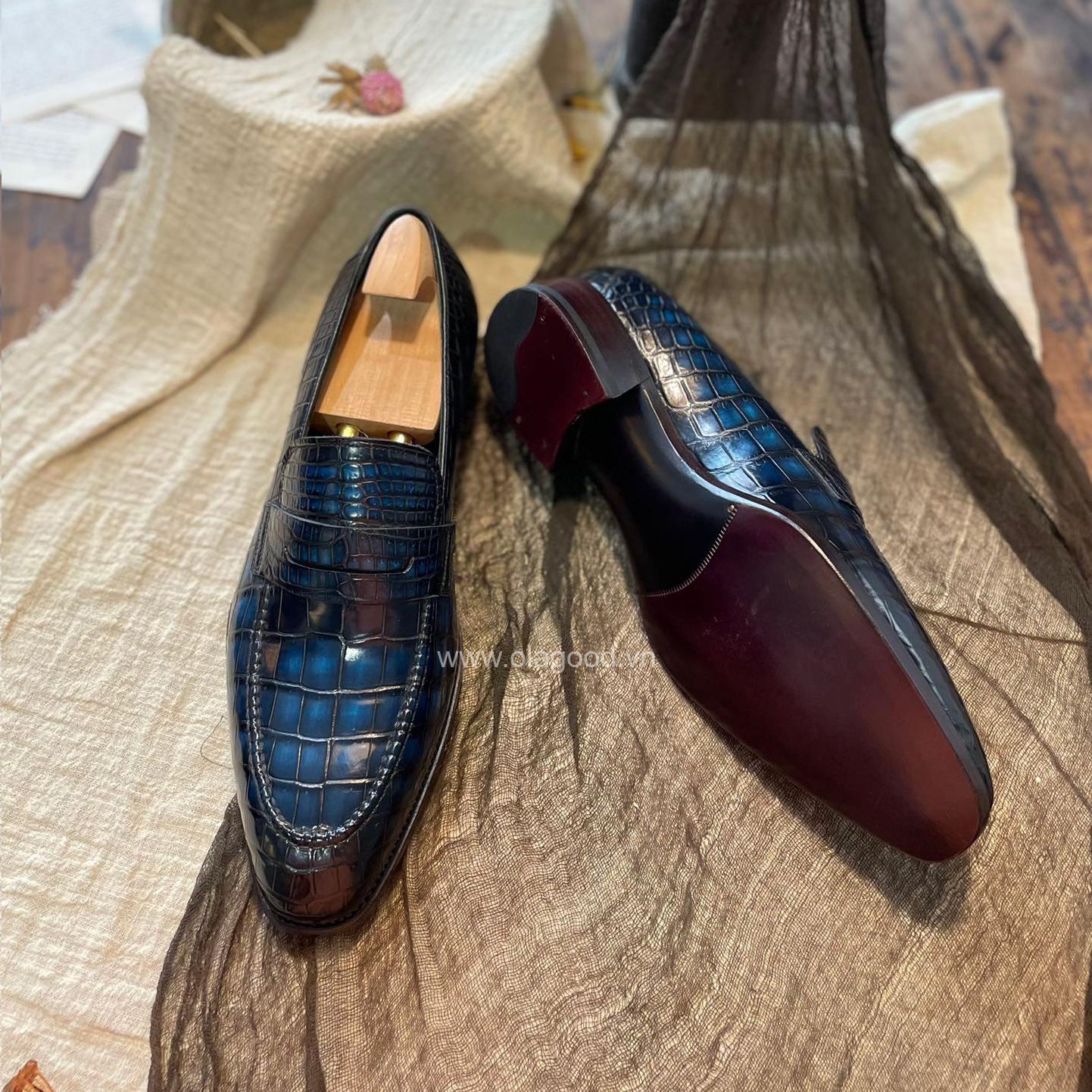 Giày da cá sấu – Goodyear handmade - GGP0125S - Hình ảnh 9
