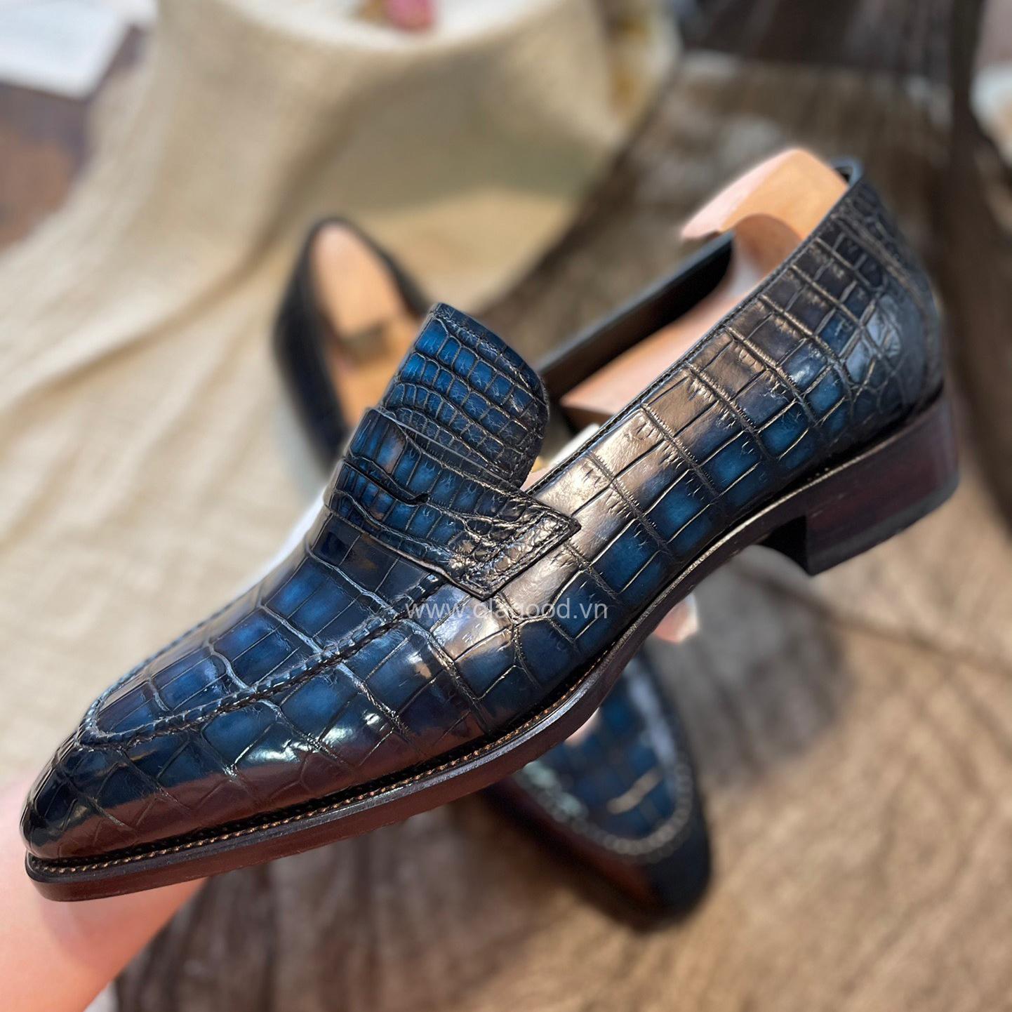 Giày da cá sấu – Goodyear handmade - GGP0125S - Hình ảnh 10
