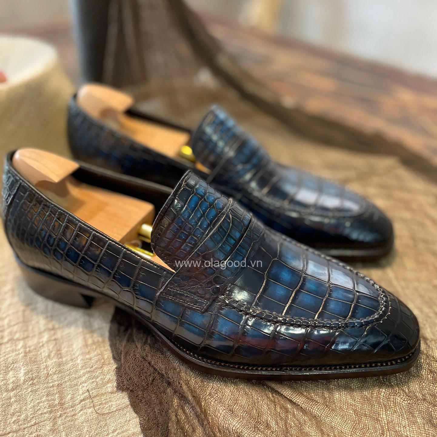 Giày da cá sấu – Goodyear handmade - GGP0125S - Hình ảnh 11