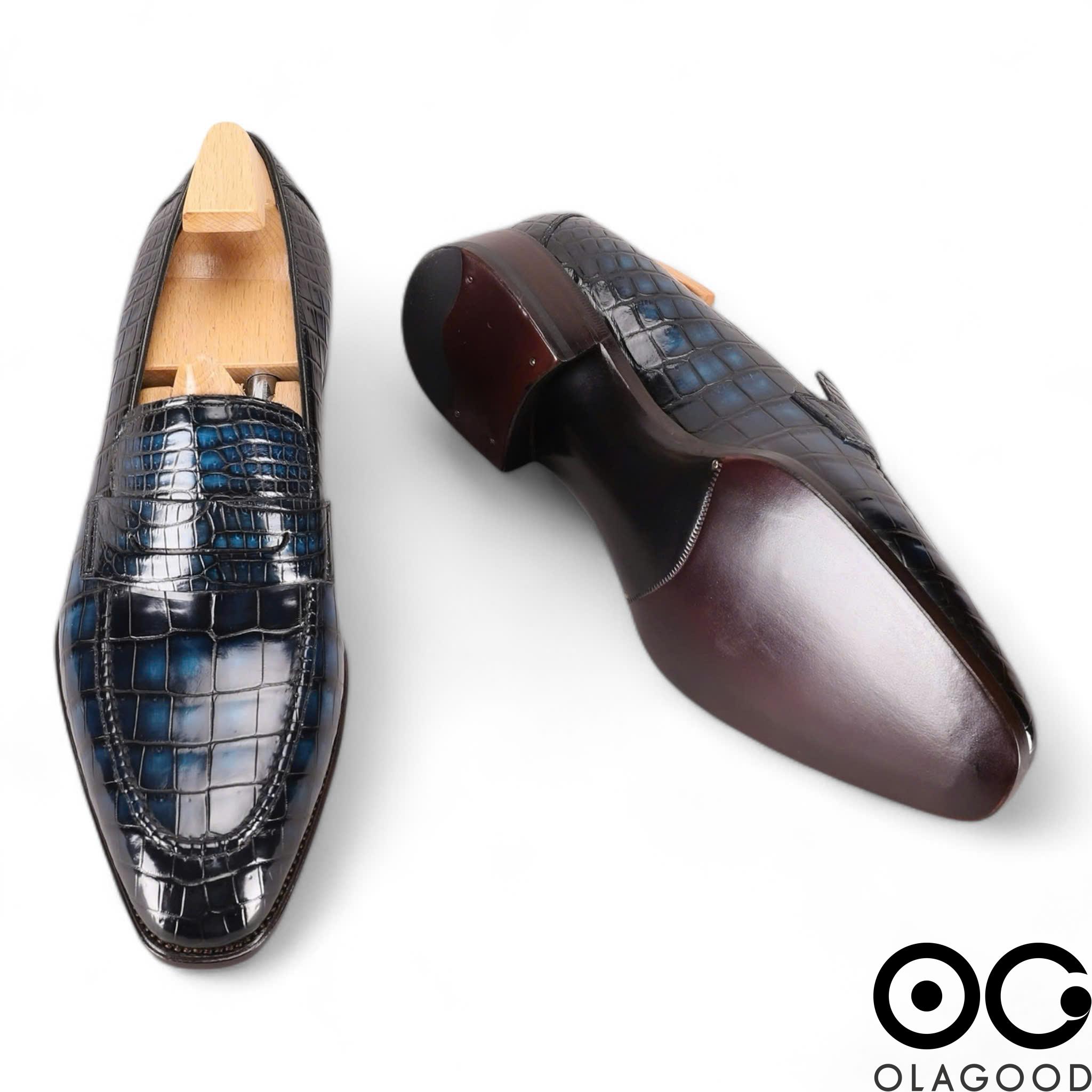 Giày da cá sấu – Goodyear handmade - GGP0125S - Hình ảnh 5