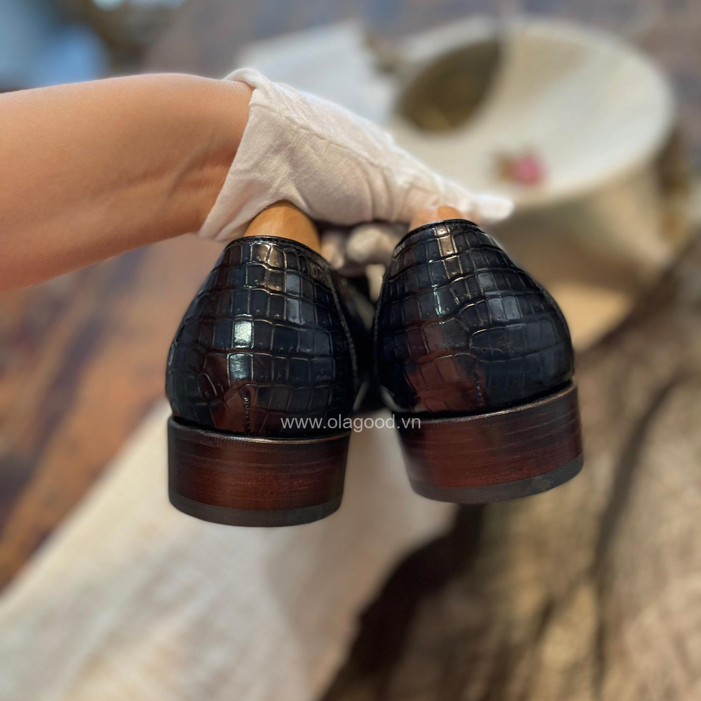 Giày da cá sấu – Goodyear handmade - GGP0125S - Hình ảnh 12