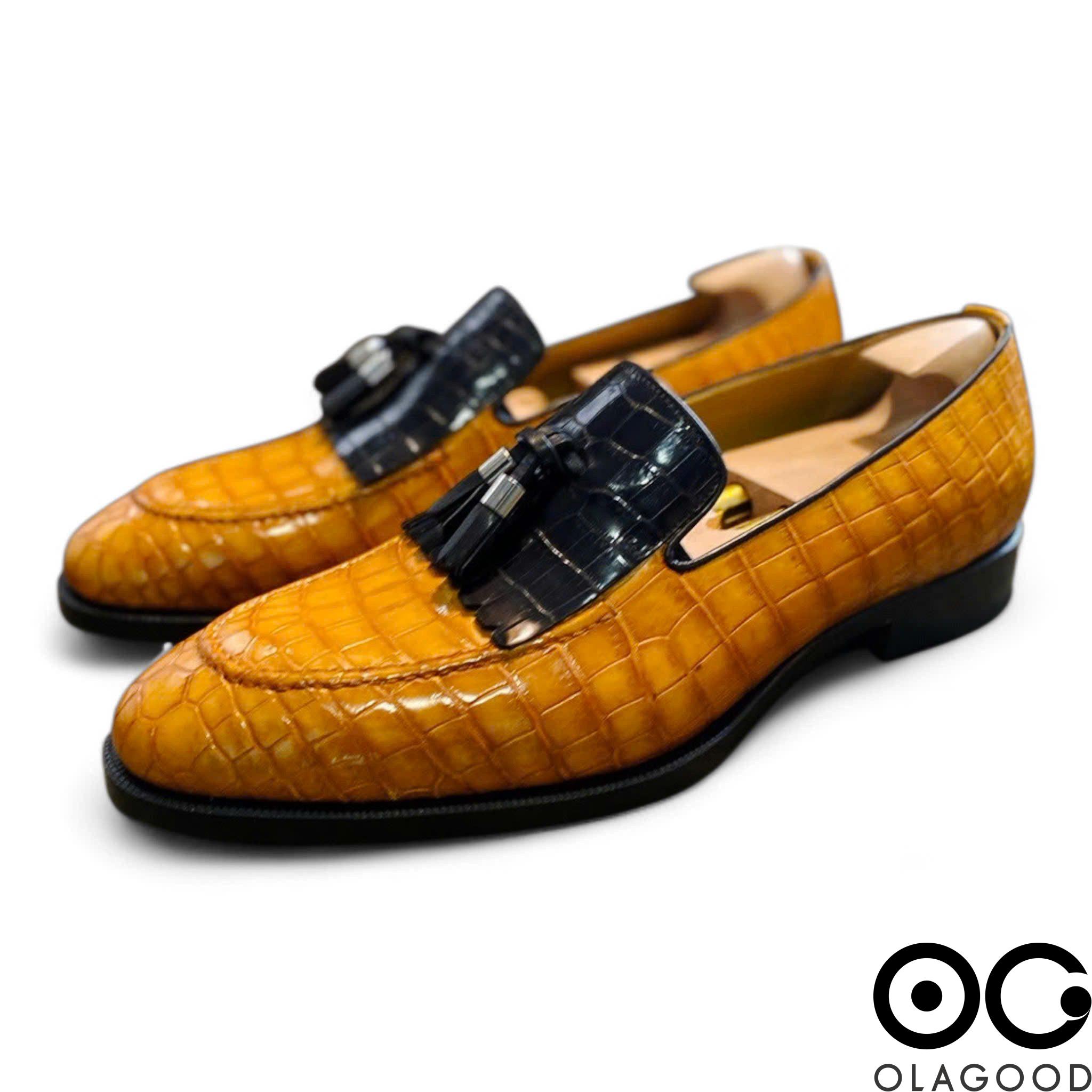 Giày goodyear handmade cá sấu nam - GGP0115S