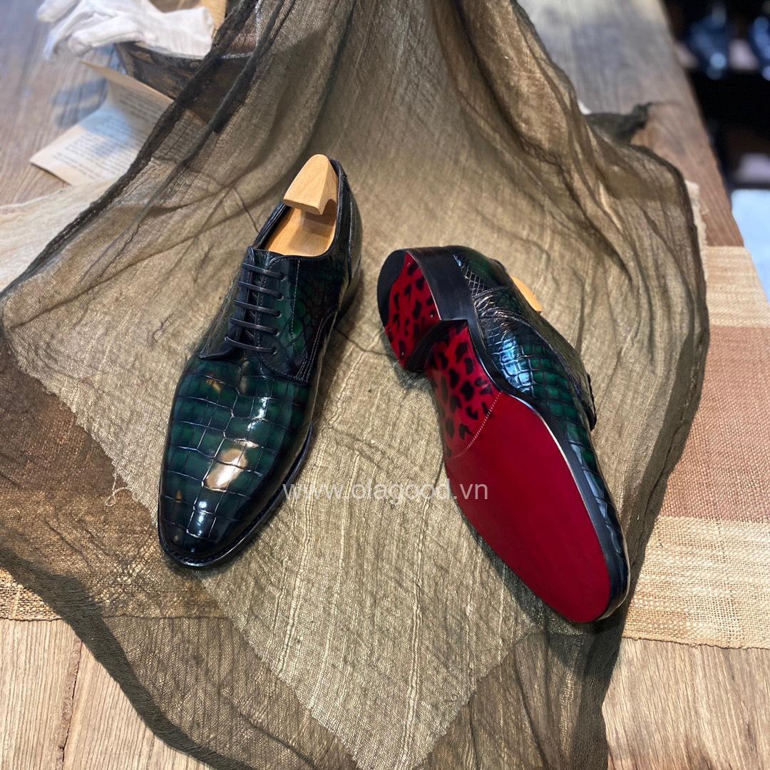 Giày handmade cá sấu - GGP0118S - Hình ảnh 11