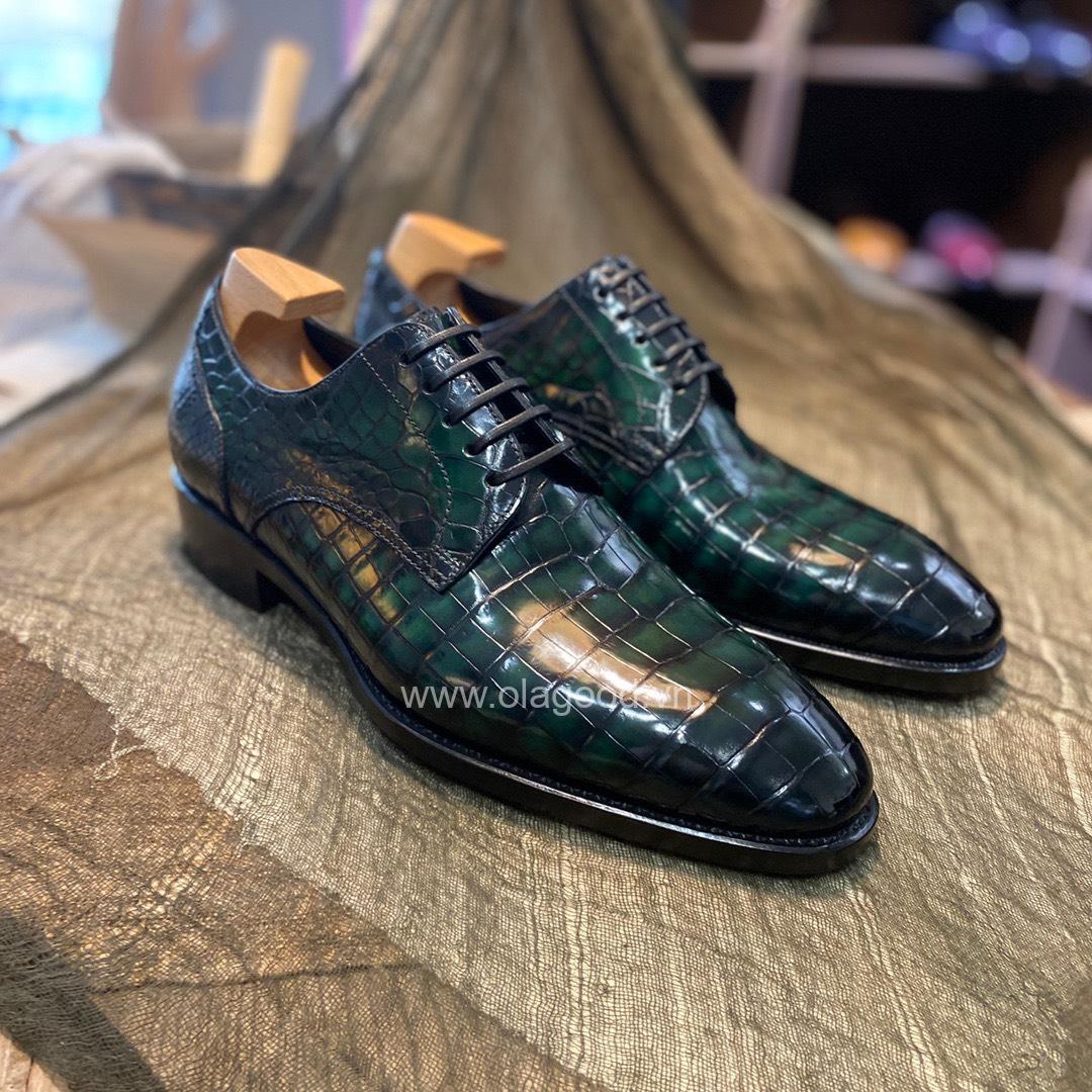 Giày handmade cá sấu - GGP0118S - Hình ảnh 9