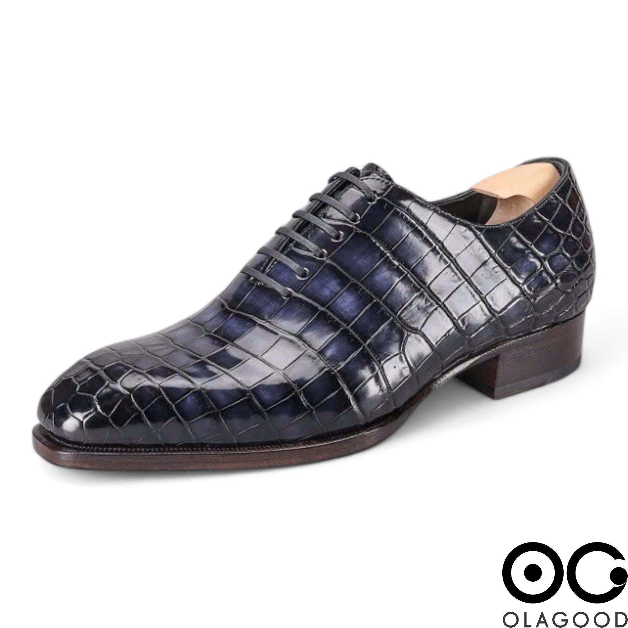 Giày handmade cá sấu nam - GGP0119S