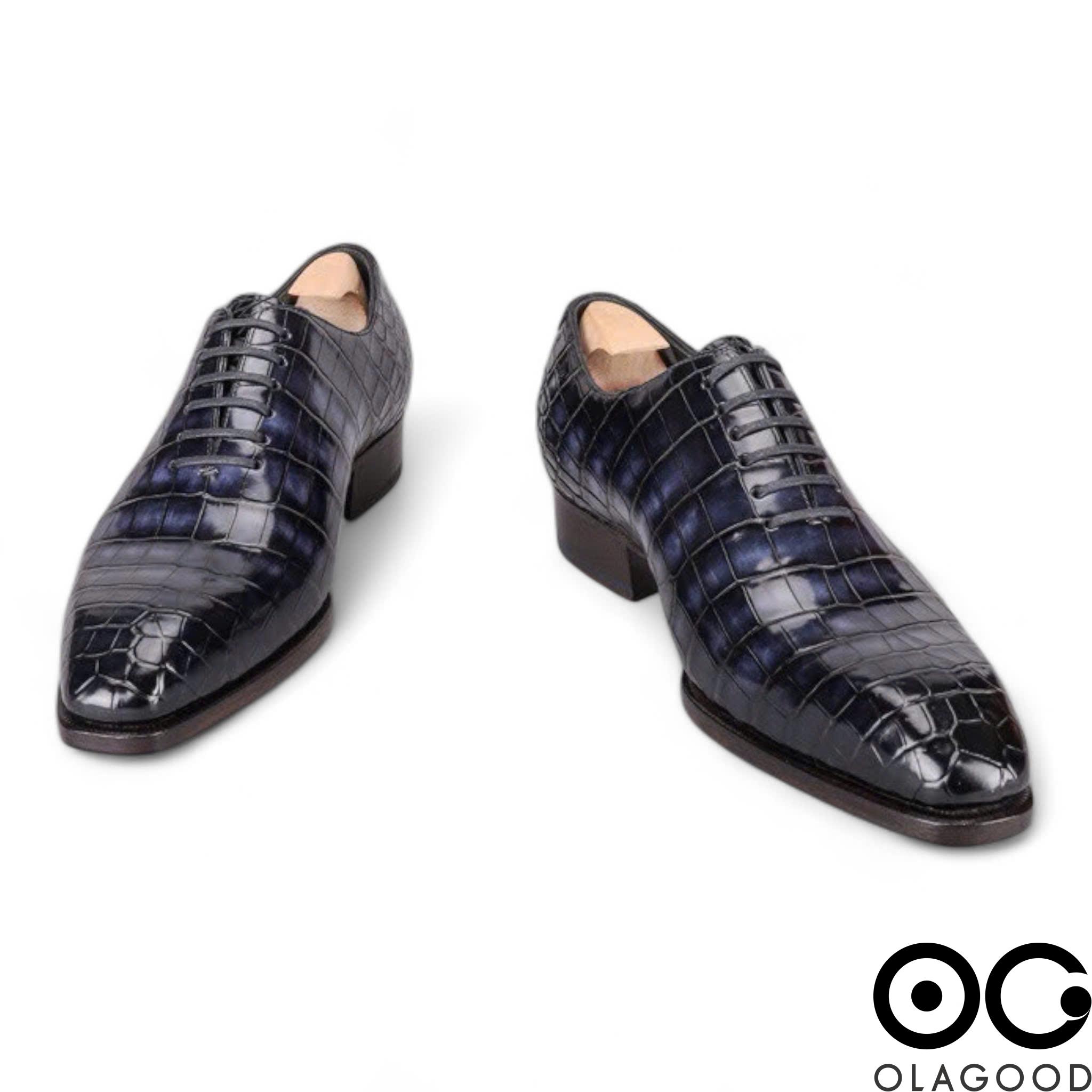 Giày handmade cá sấu nam - GGP0119S - Hình ảnh 3